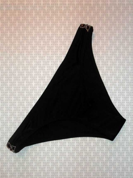 H&M Bikinislip / Bikini Slip * Gr. 38 * NEU mit Etikett * schwarz / Strass * Garden Collection