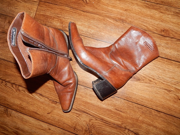 Echtleder Stiefel Braun Gr. 36 Tamaris