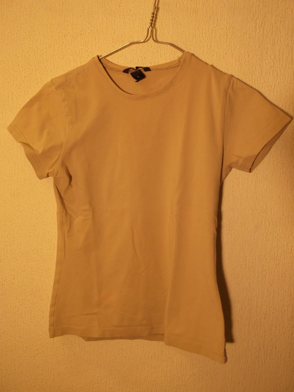 beiges basic T-shirt H&M größe S
