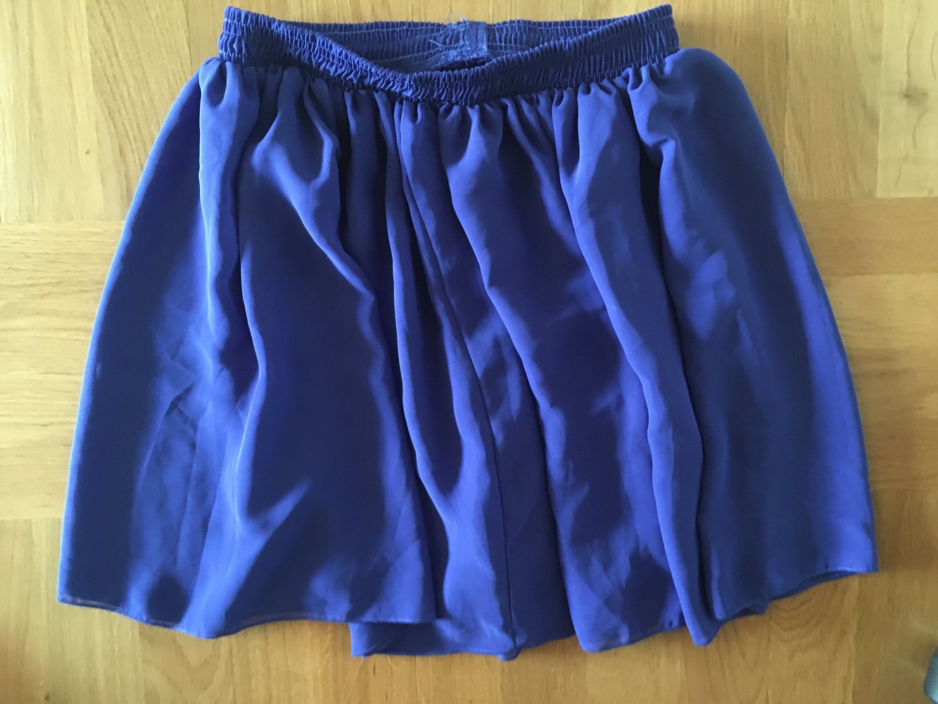 Blauer Sommerrock / Jupe Grösse S