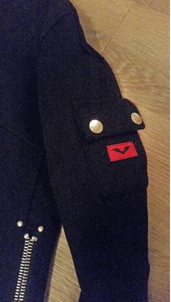 Sweatjacke Queen of Darkness lang Gr. S schwarz