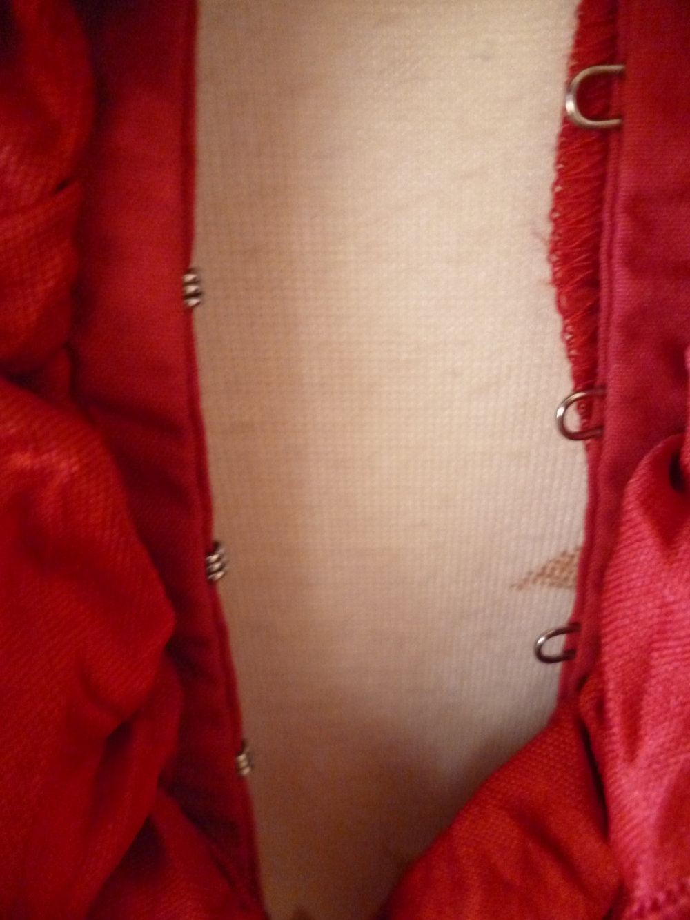 Rote Crash Bluse Romance 40/42