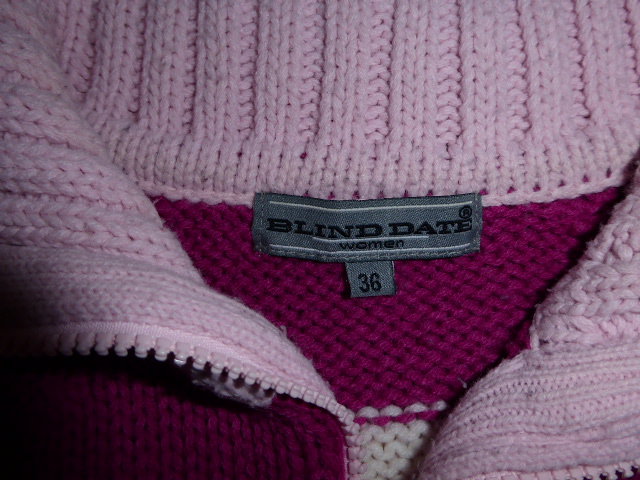 Grobstrick-Cardigan mit Streifen