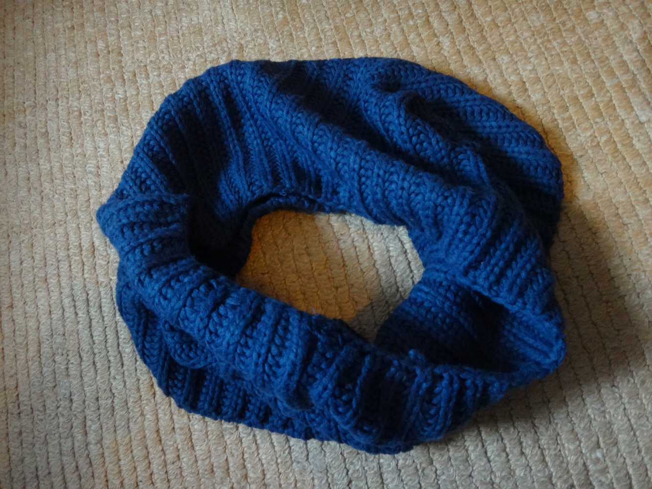 Loop-Schal, blau, Schlauchschal