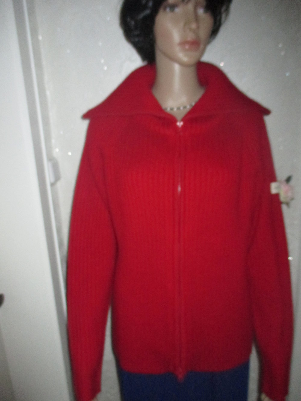 NEUw * Zweiwege * Zipper * Reißverschluss * Grob * Ripp- Strickjacke * Cardigan 