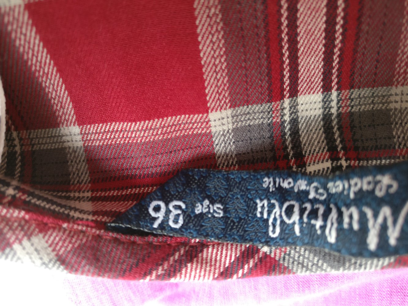 Schottenkleid Damen College Gr. 36 S kariert Karo