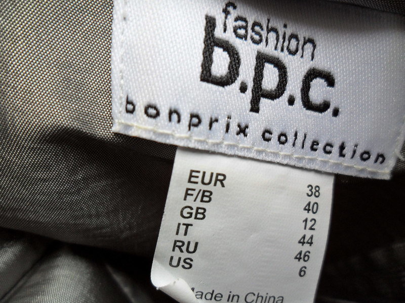 BonPrix Cocktail Kleid Volant silber grau metallic