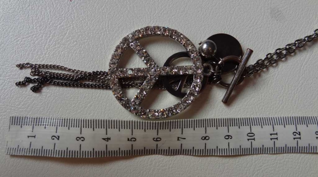 Coole Peace Statement Kette 