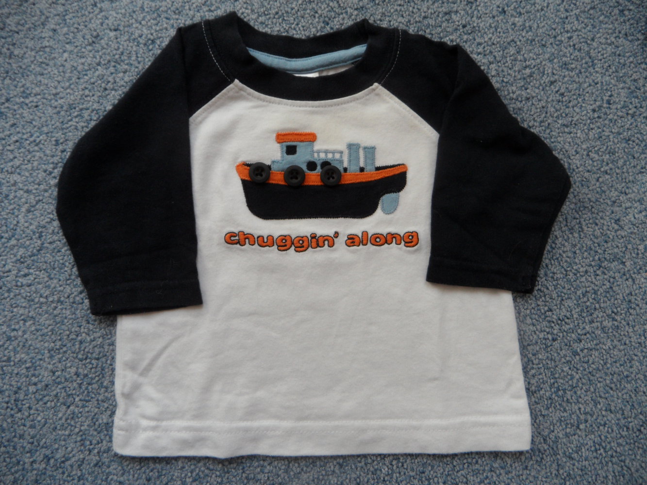 Gymboree süßes Langarmshirt mit Applikation Schiff