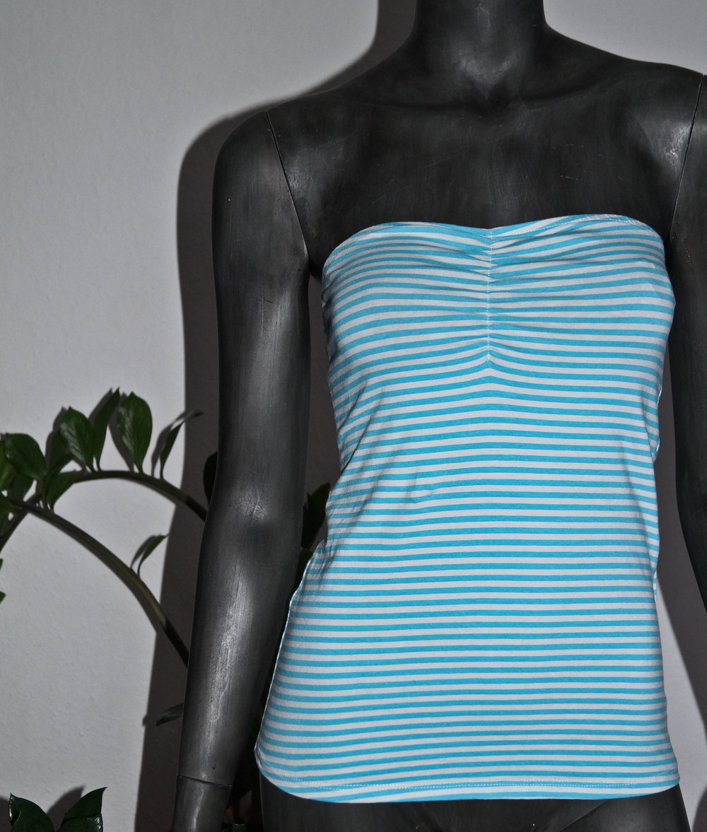 Bandeau Top / Bustier / Trägerlos