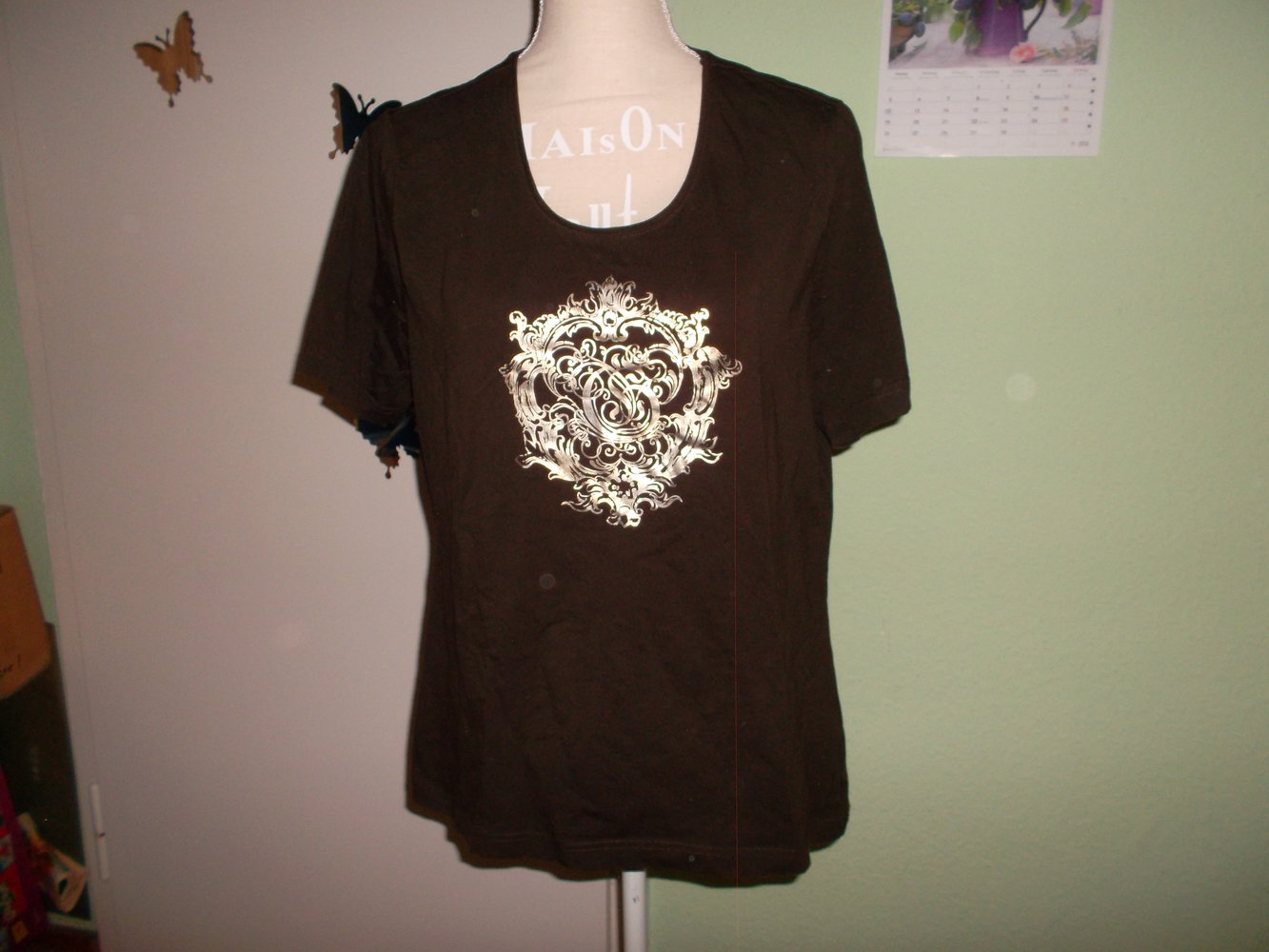  neues braunes t-shirt,44/46