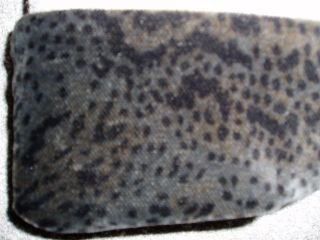 Blazer beige mit Reißverschluss - Kostümjacke mit Leopardenoptik Kragen und Ärmeln Gr. 38