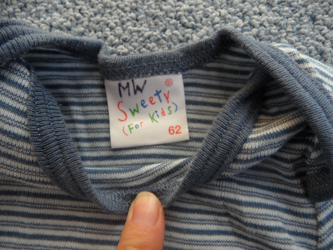 Sweety gestreifter Body Langarm 