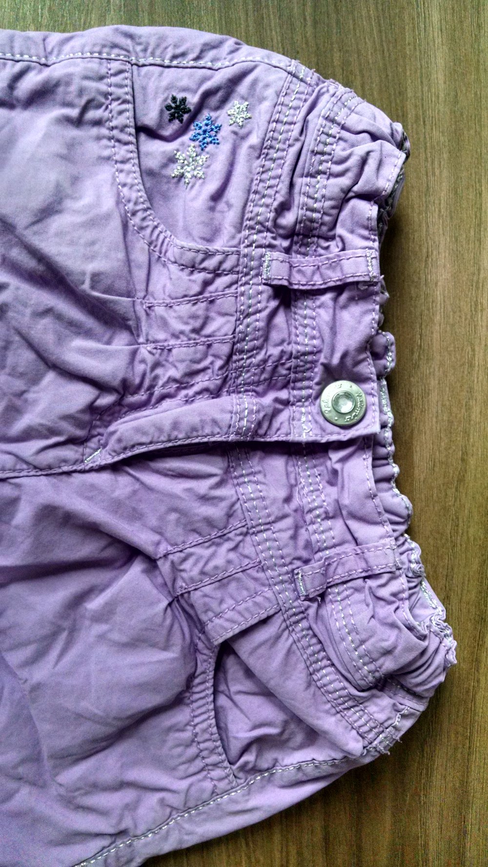 Thermohose verstellbar Gr. 92 mit Glitzer