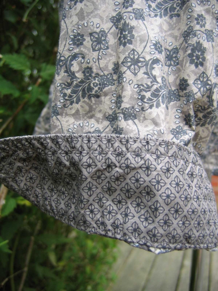 Bluse von Cecil, grau gemustert