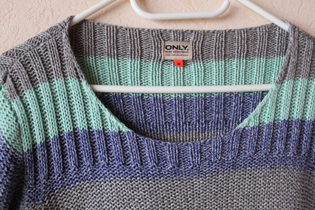 Only Pullover Strickpullover Streifen S-M