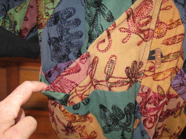 *** Ganz besondere Patchwork Jacke ~ Vintage ~ Lagenlook ~ Hippie Muster ***