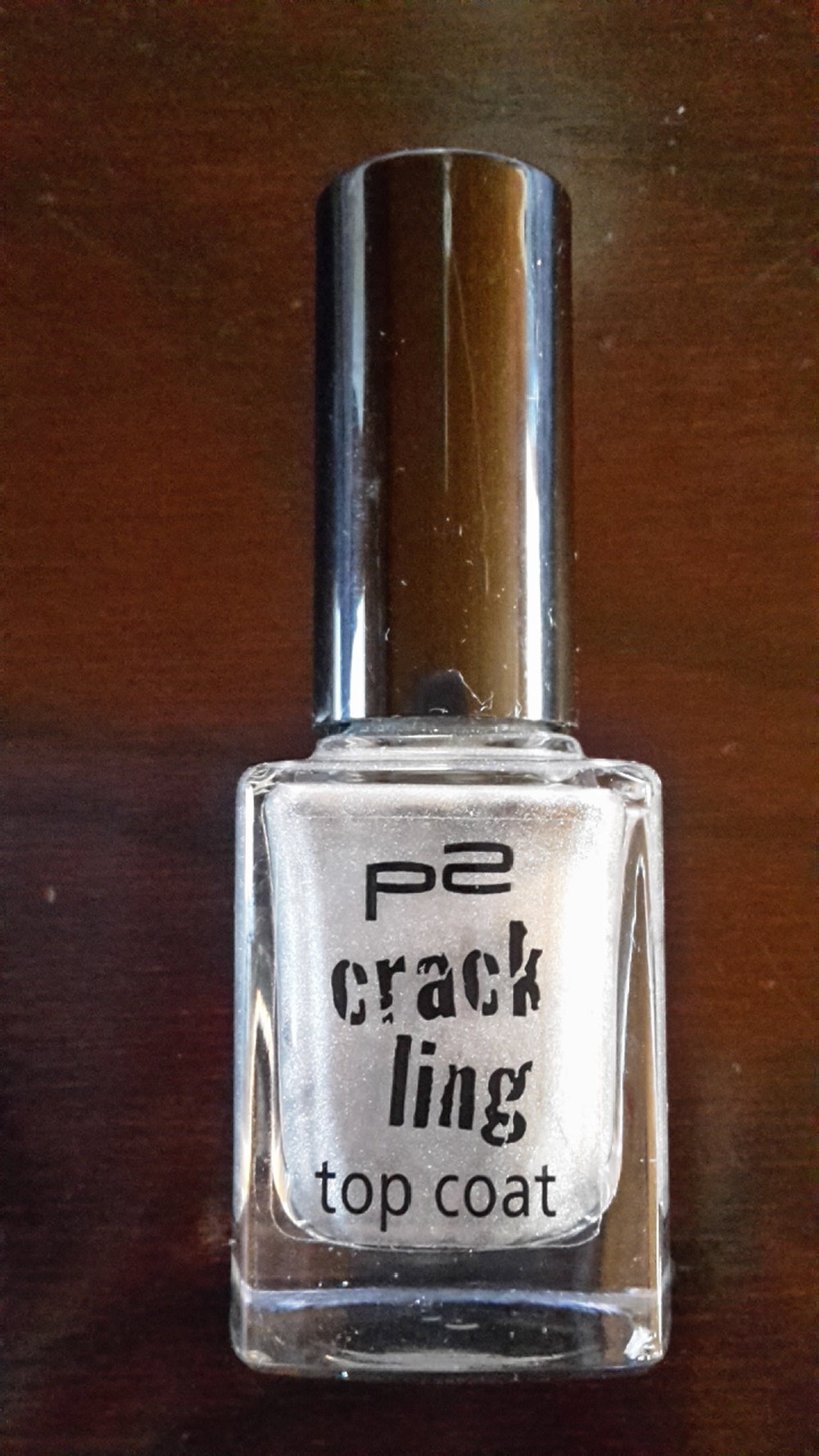 Crackling top coat silber P2
