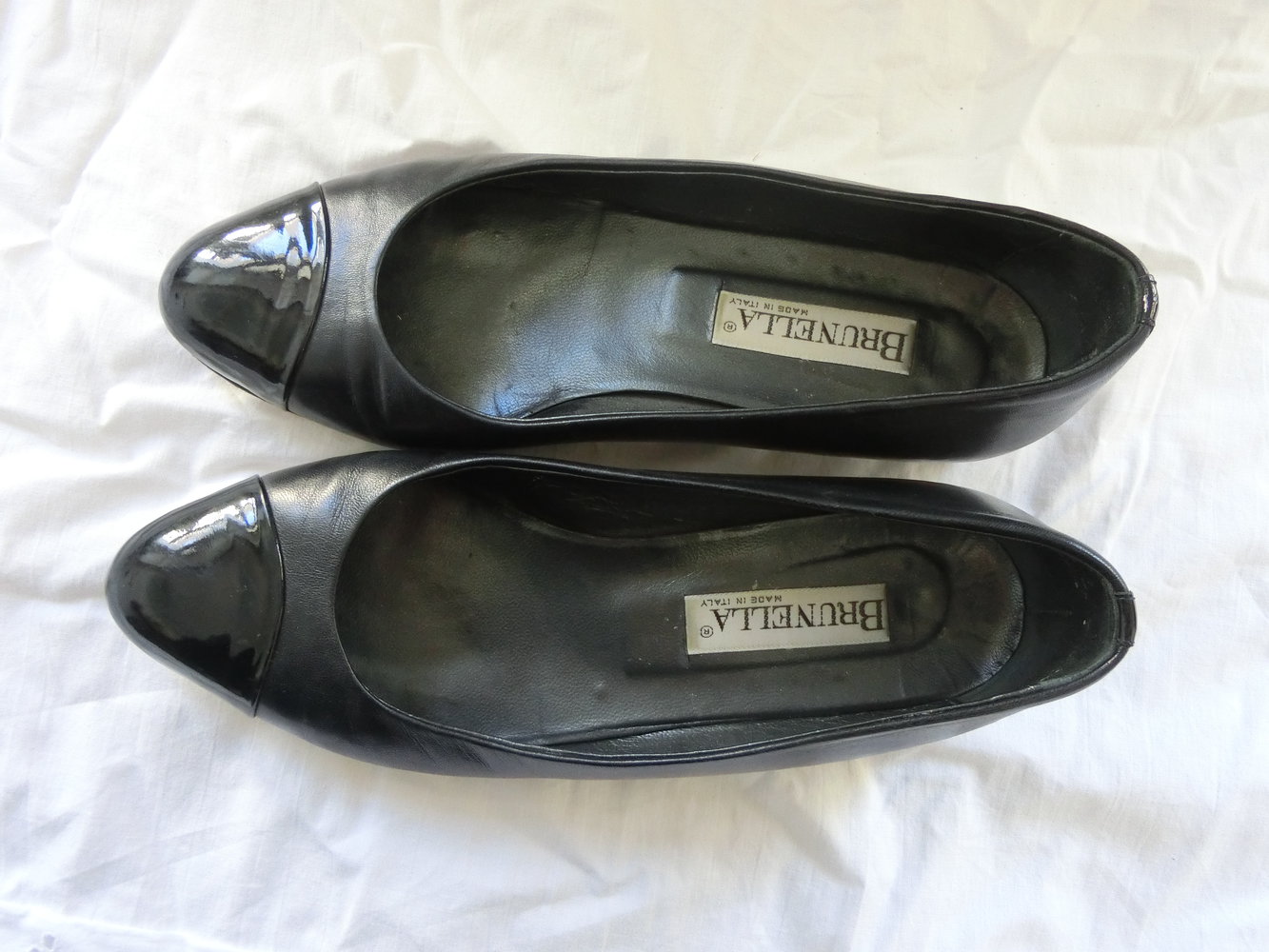 Ballerinas, Leder-Ballerinas, italienische Schuhe, Leder-Schuhe, Lack-Schuhe