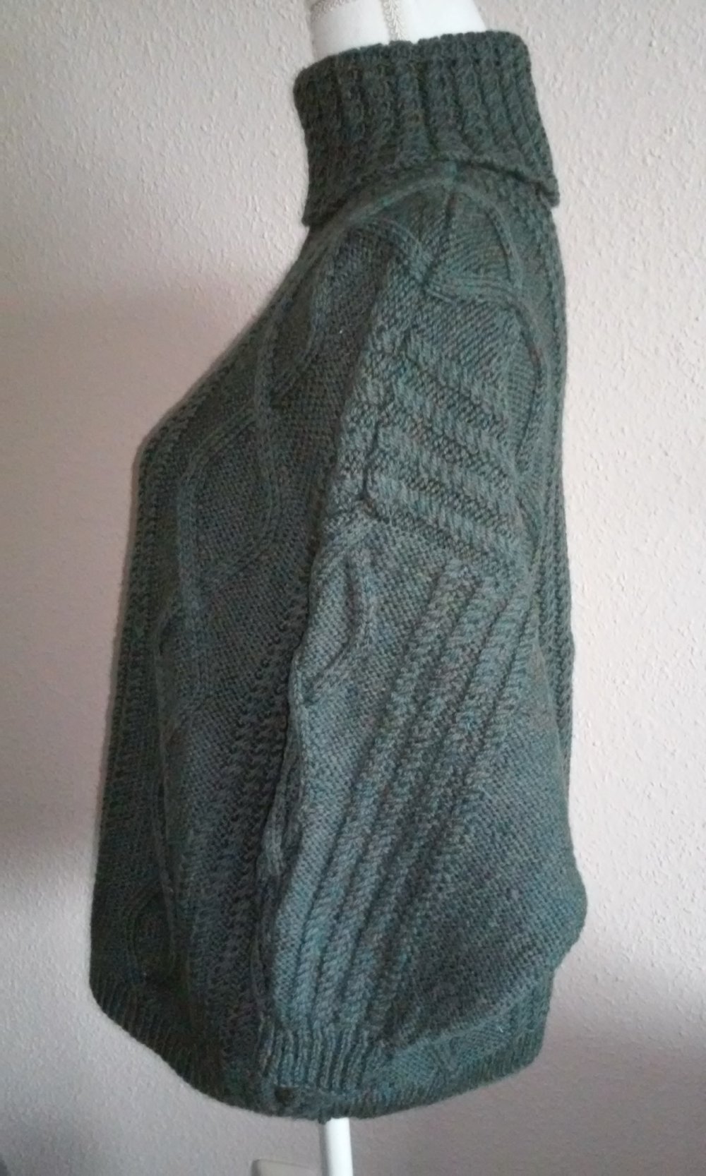 Strickpullover Winterpullover Wollpulover Rollkrakenpullover Handarbeit weich und warm