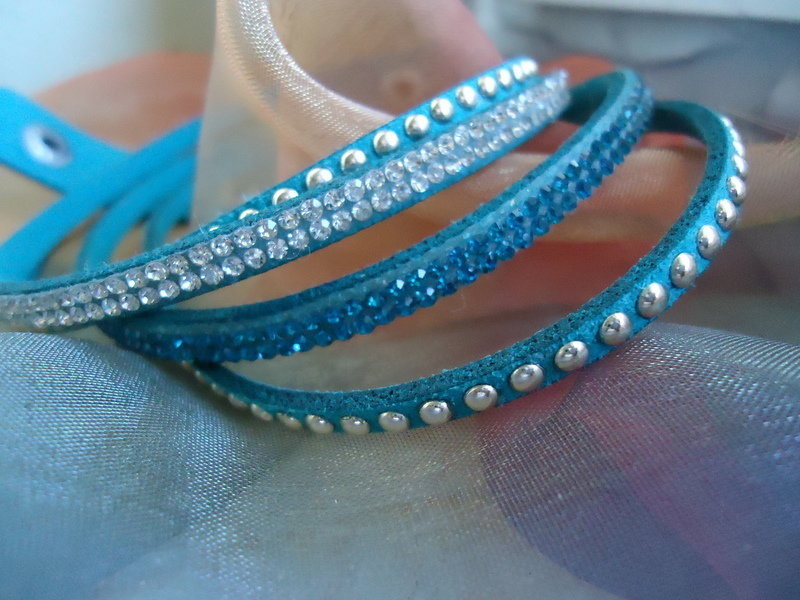 Wickelarmband (Armband Nieten-Strass)