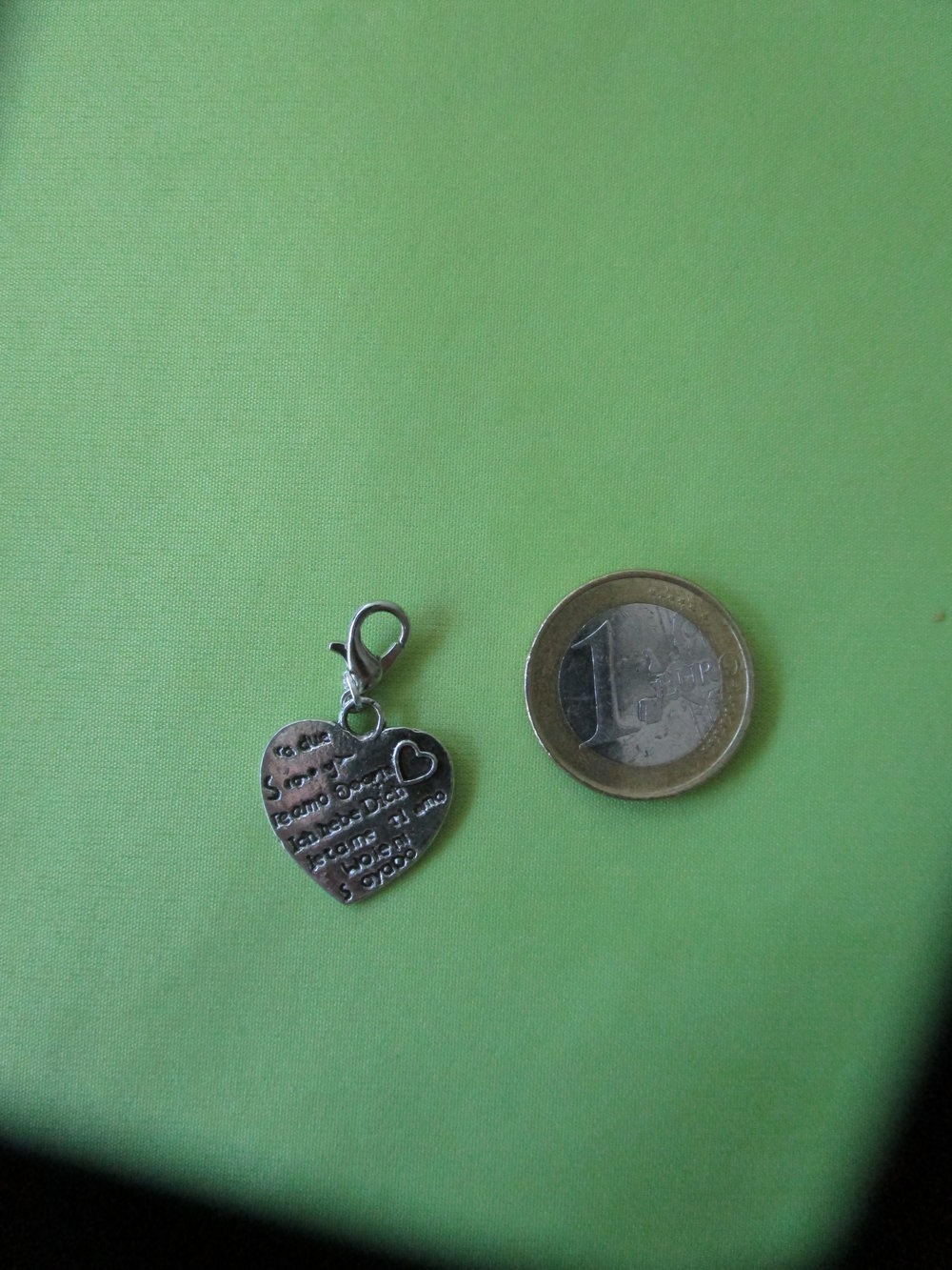 Schöner Charm Anhänger Herz 