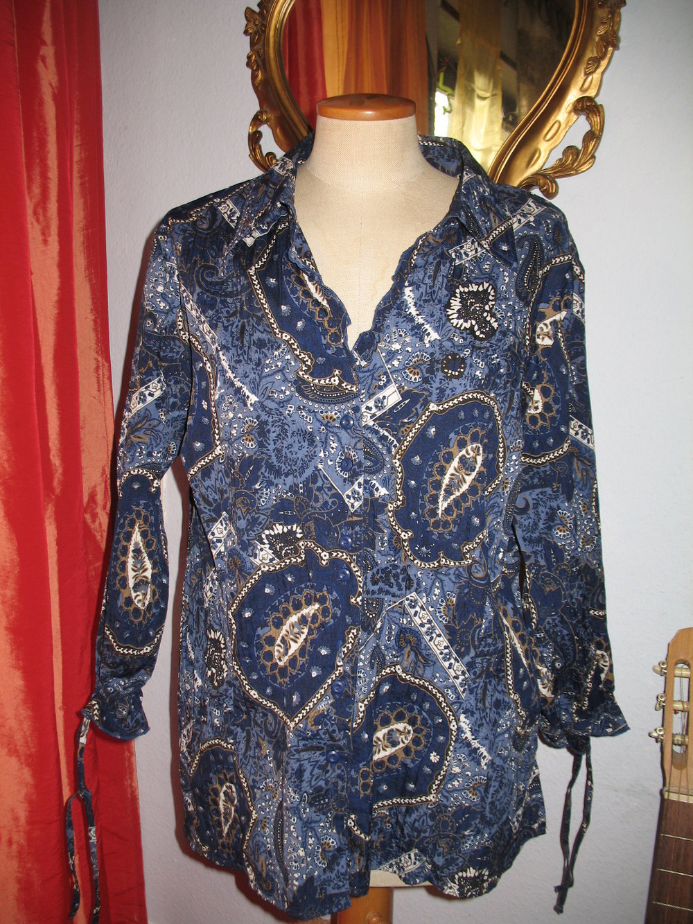 bluse in Crush optik