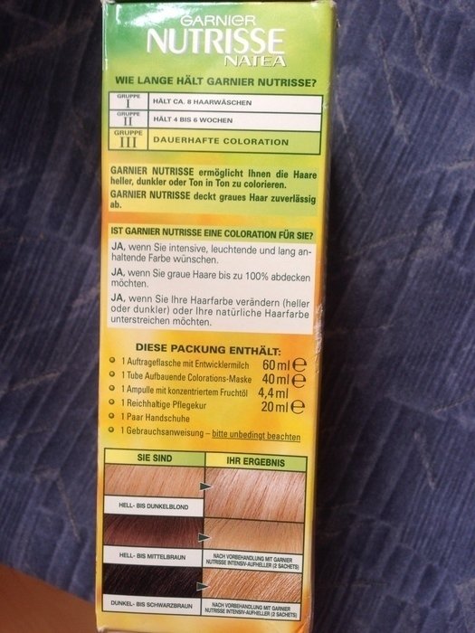 Nutrisse Natea Aufbauende Colorations-Maske 90 Hellblond