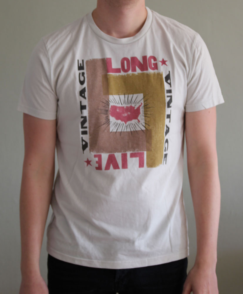 Fossil Herren T-Shirt beige sandfarben Gr. L