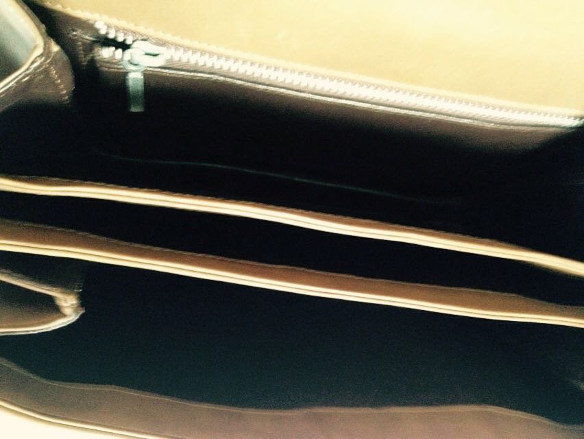 Cognac Leder Vintage Umhängetasche Bag 