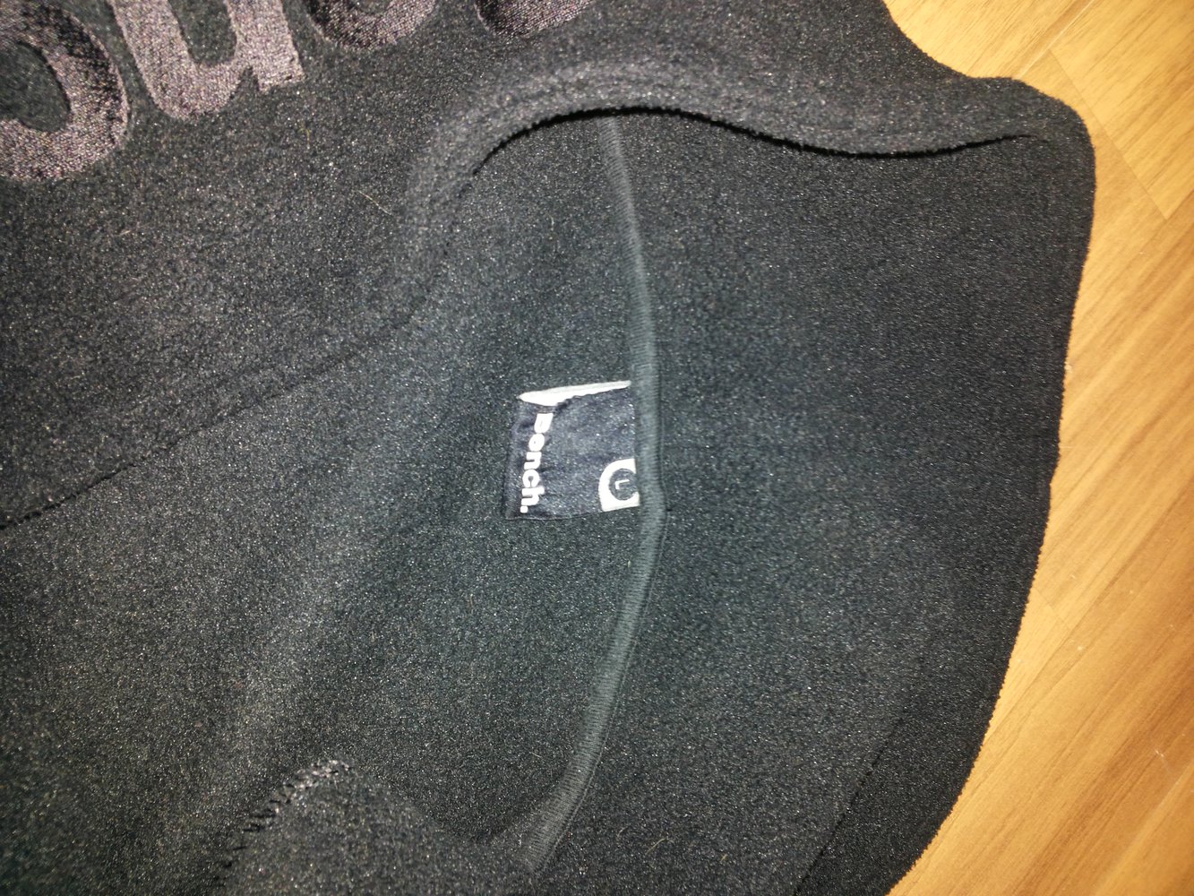 Original Bench Funnel Neck Long, Größe L, in schwarz