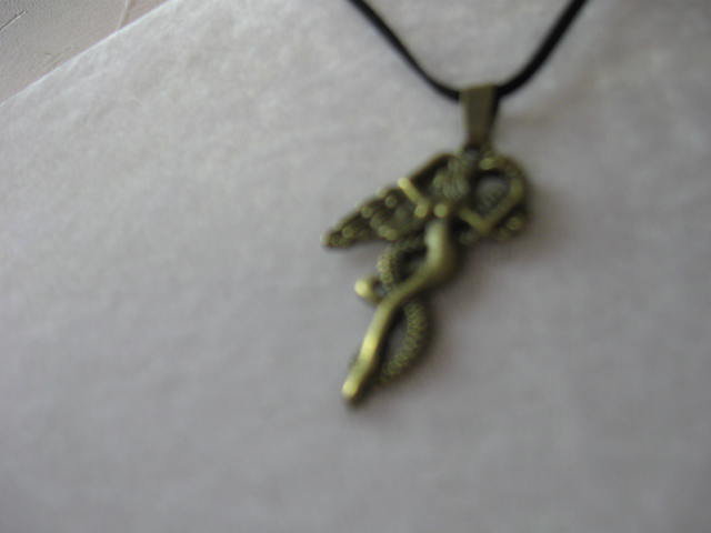 *** Feenanhänger mit Lederband ***