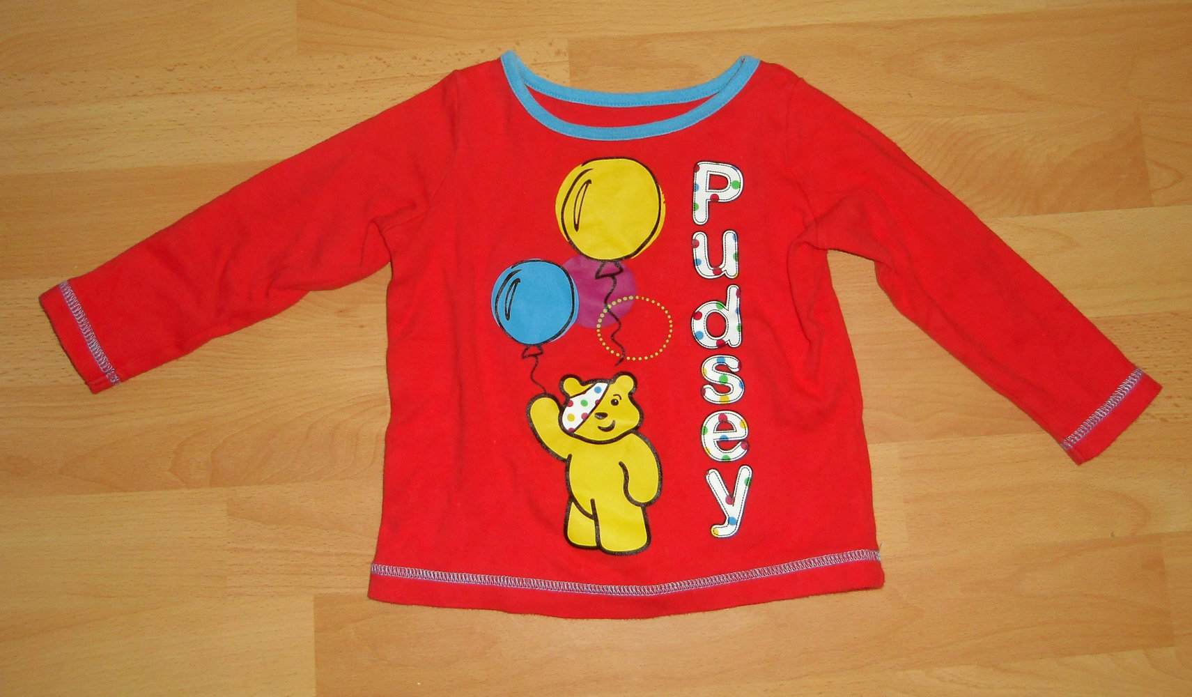 Pudsey Bear at George/ ganz süßes Langarmshirt Gr. 1- 1 1/2 y ca 80/86