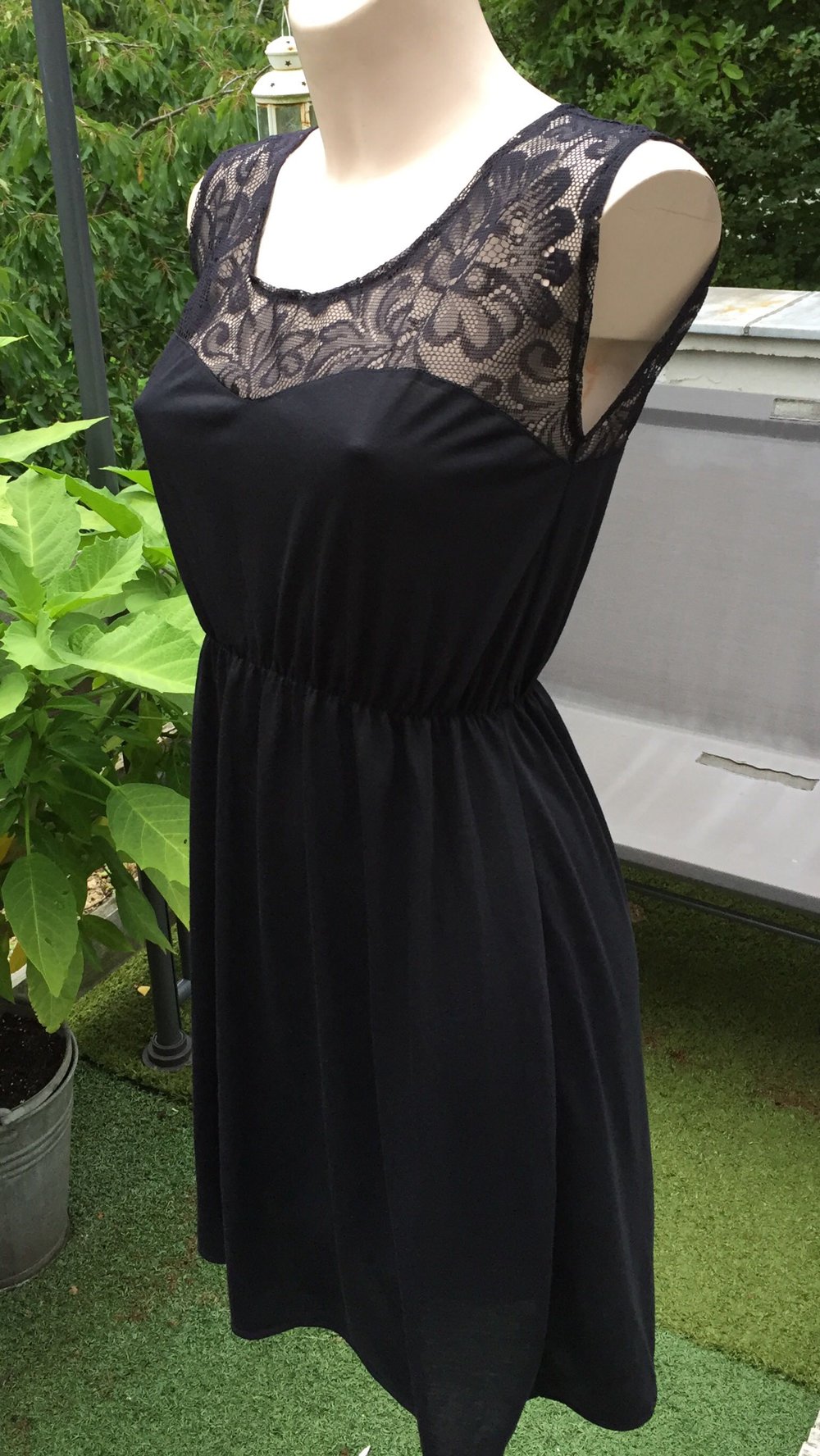 iCLOTH Kleid SKATERKLEID Spitze \\\\\\\