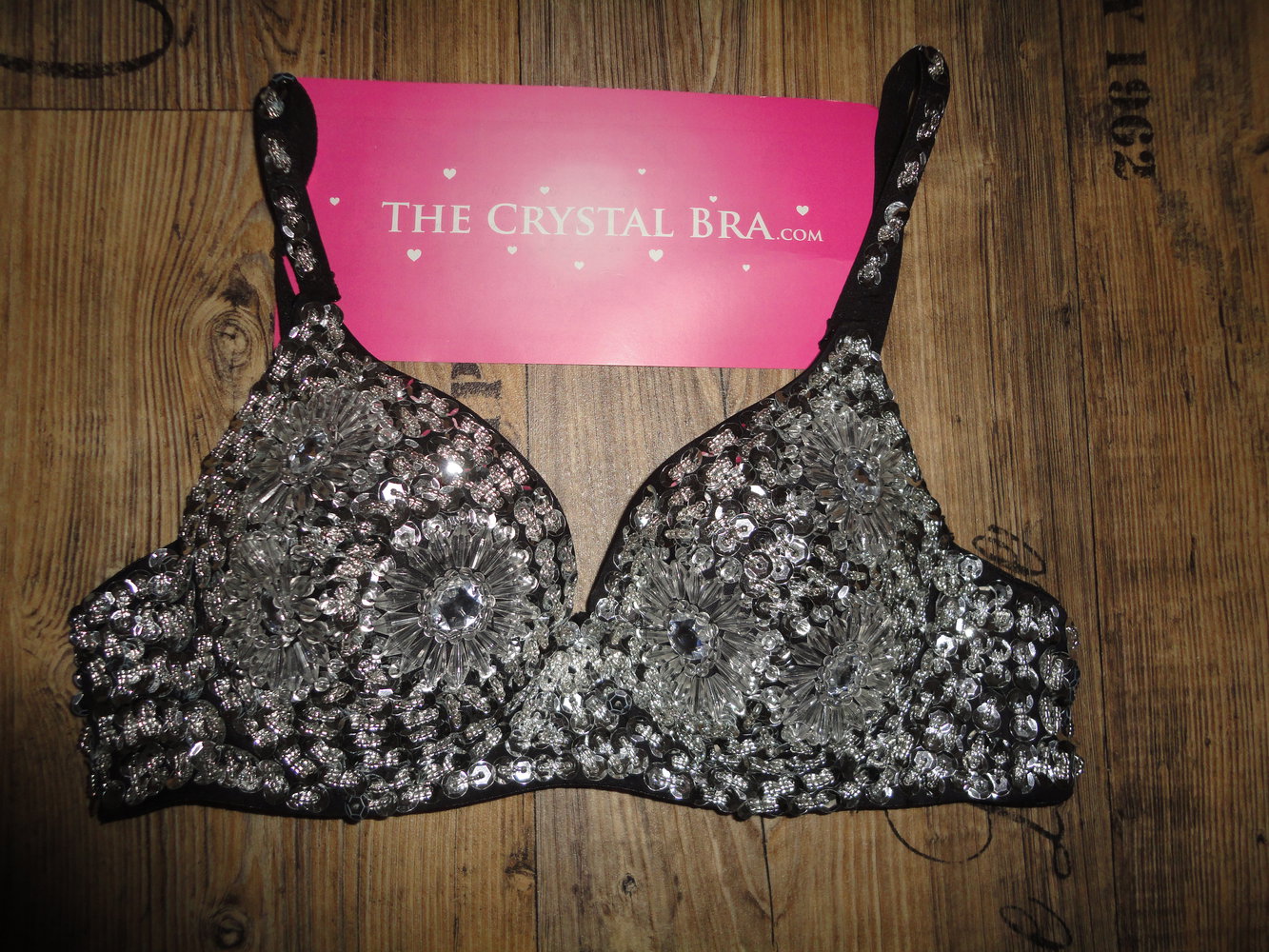 NEU ungetragen The Crystal Bra BH Strass Glitzer Gr. 70B