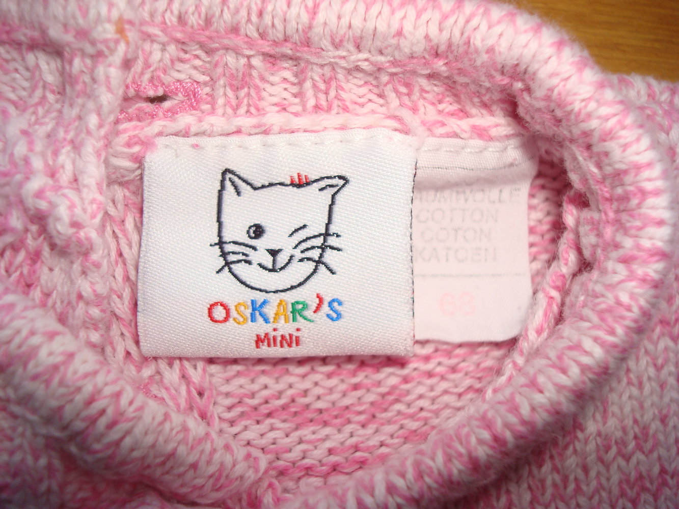 süßer Pullover für kleine Mädchen Gr. 68