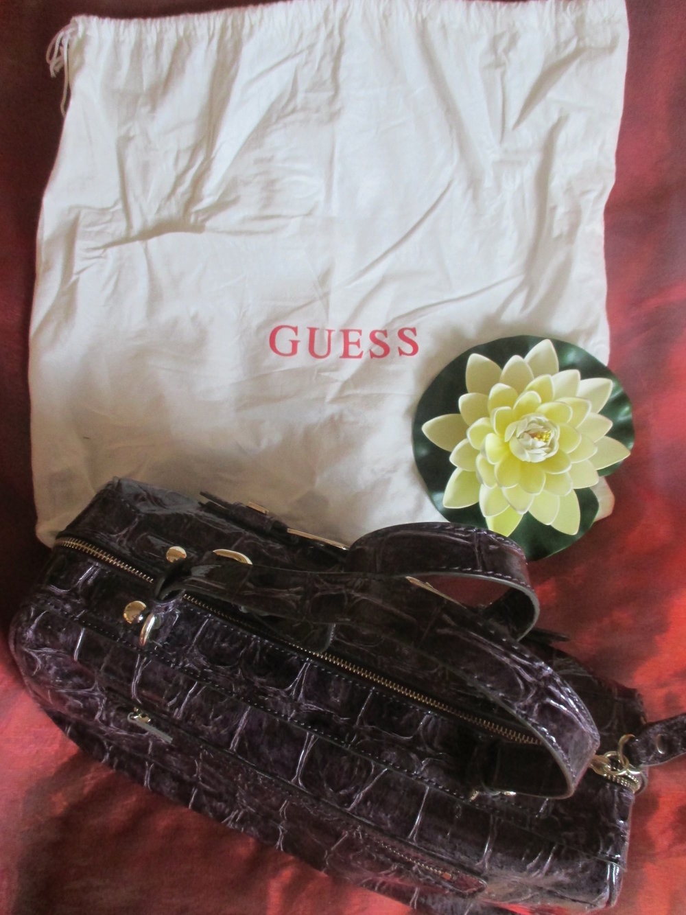 NEU * Kroko- Style * Lack- Leder * Henkel * Hand- TASCHE * Bag * Tote 