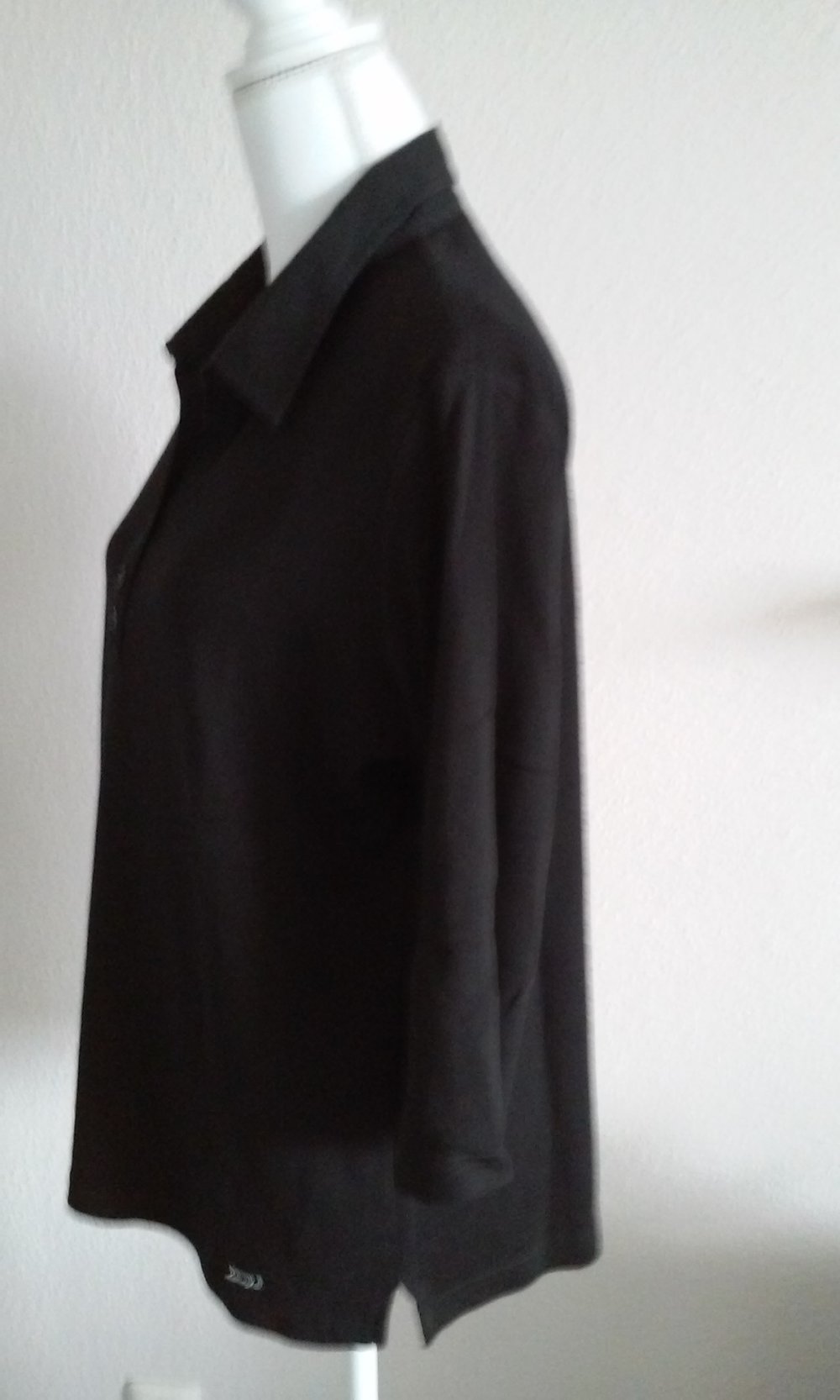 Marken Shirt T-Shirt 3/4tel Arm schwarz
