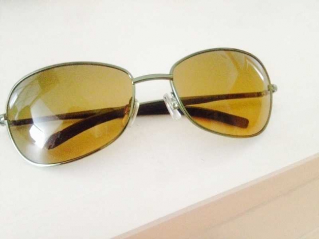 Sonnenbrille Gold/Braun