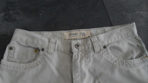 Leinenhose - Jeans - Stoffhose - beige - W 32 - L 32 - 