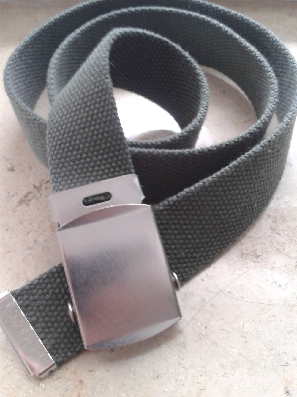 Stoffgürtel in Kakigrün