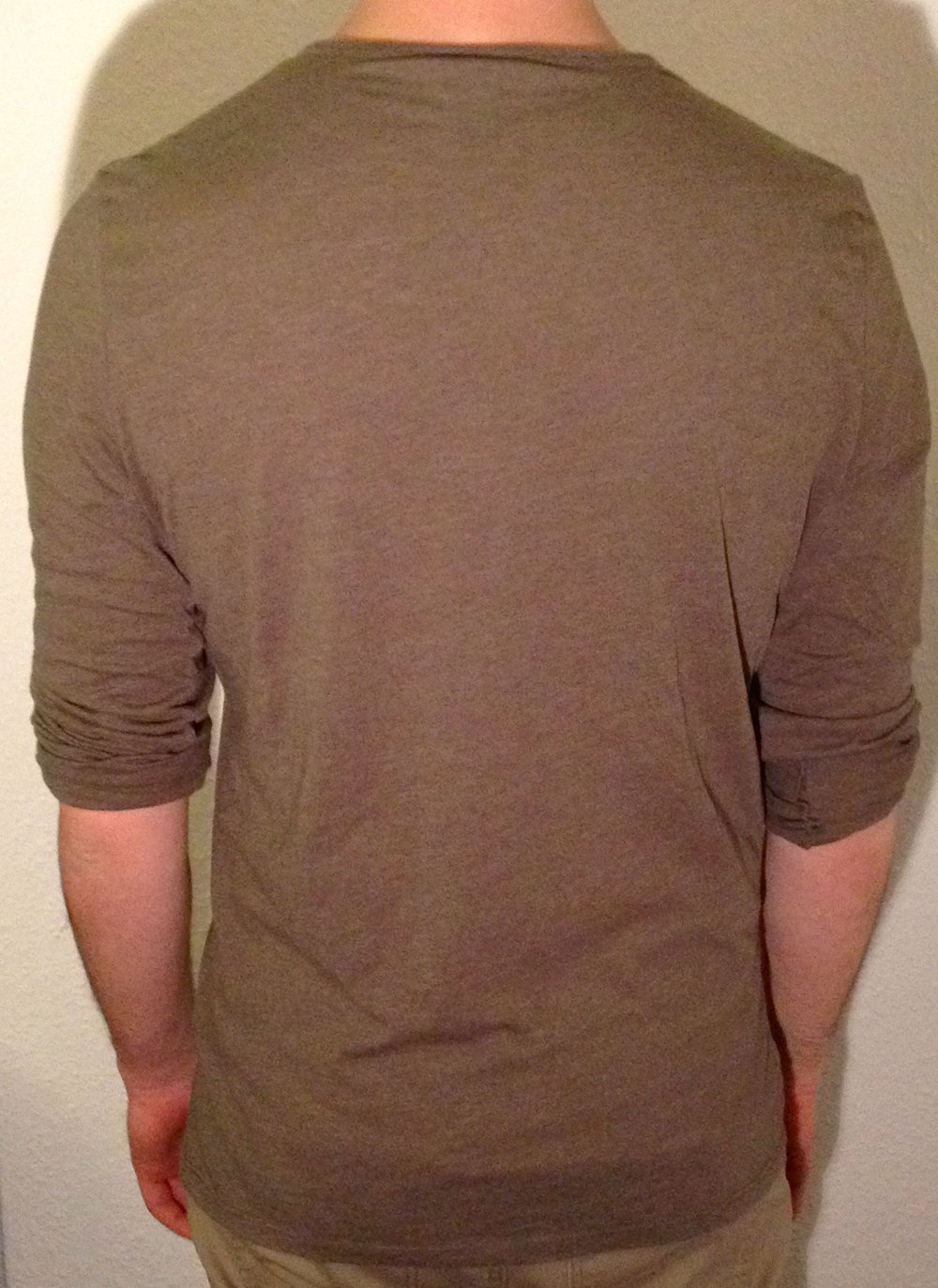 Basic Oberteil H&M Olive Khaki