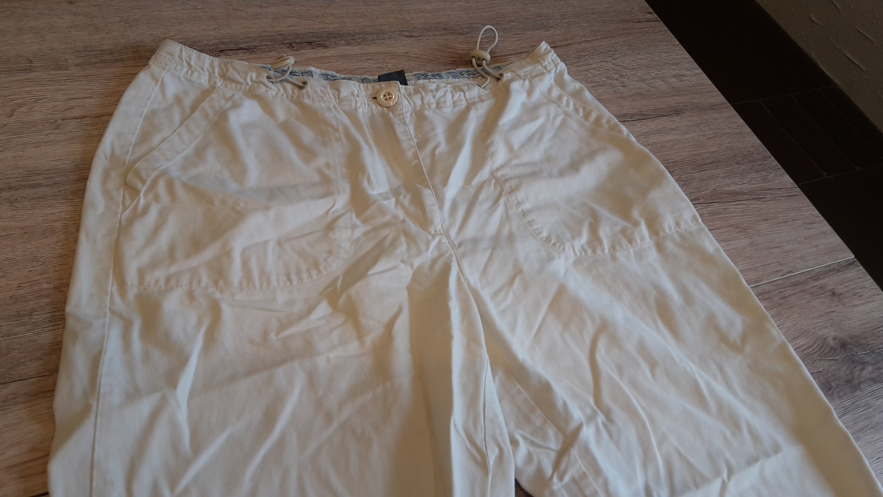 Street one, weiß, 7/8, hose Gr.38/ S M Bermuda stülpen Sommer 