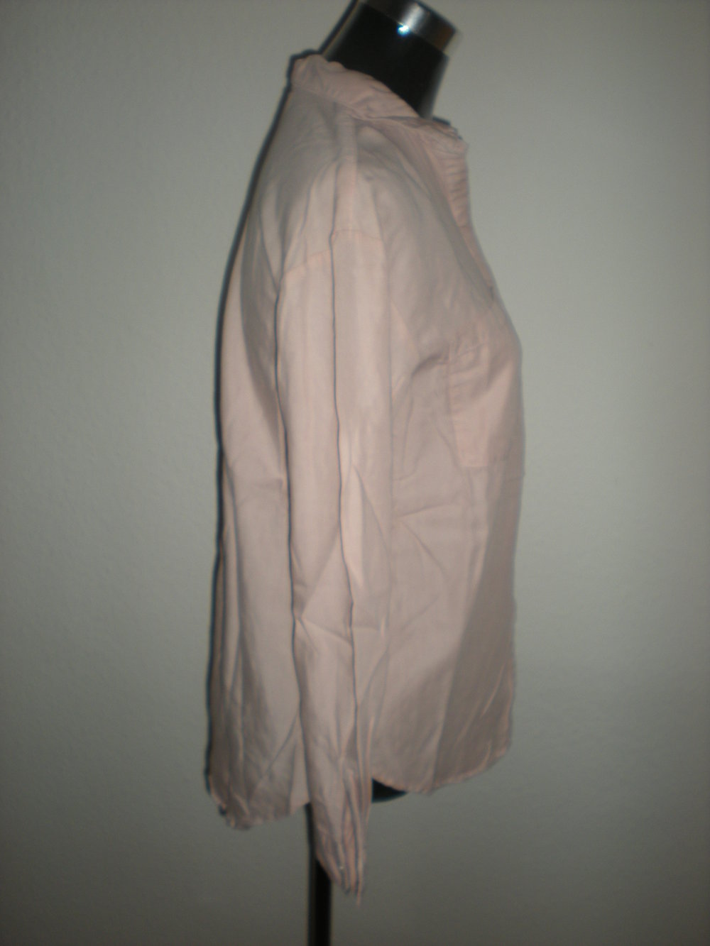 H&M Vokuhila Bluse Hemd Hemdbluse Blusenhemd Gr. S 38 blasses Altrosa