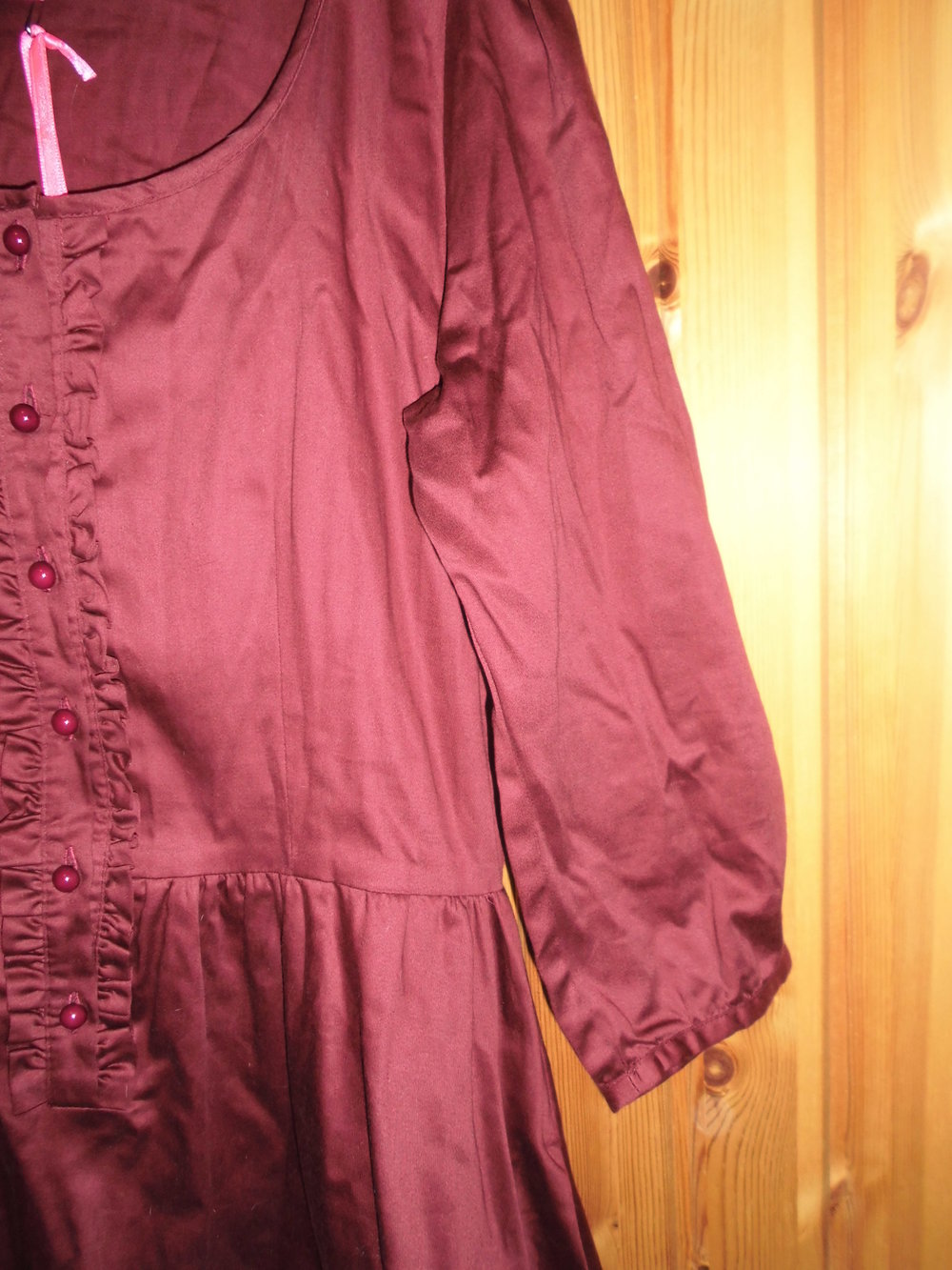 Das pinke Zimmer, Kleid, bordeaux-rot, Größe 40, NEU! Ungetragen