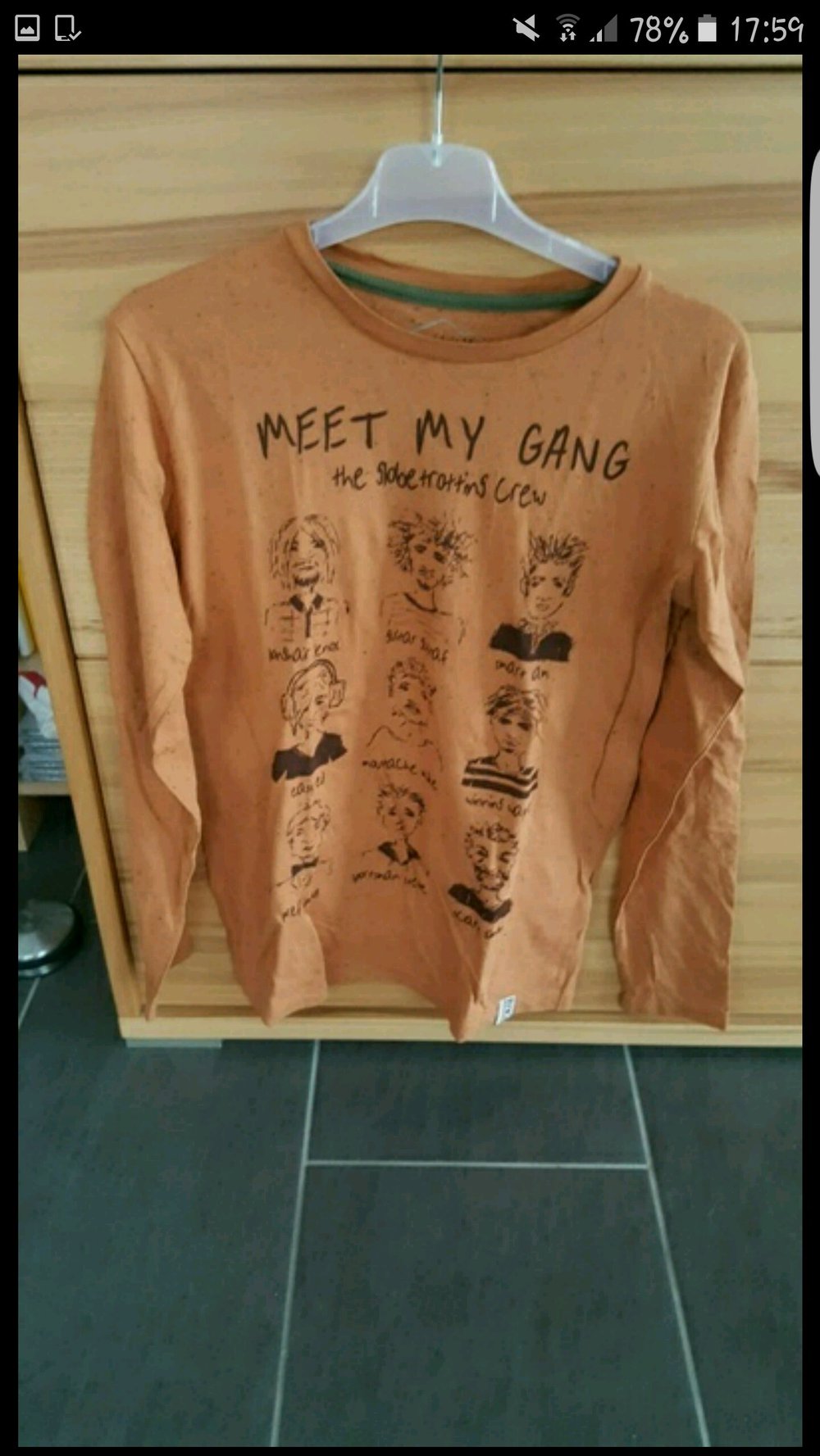 Neues Langamrshirt von review 