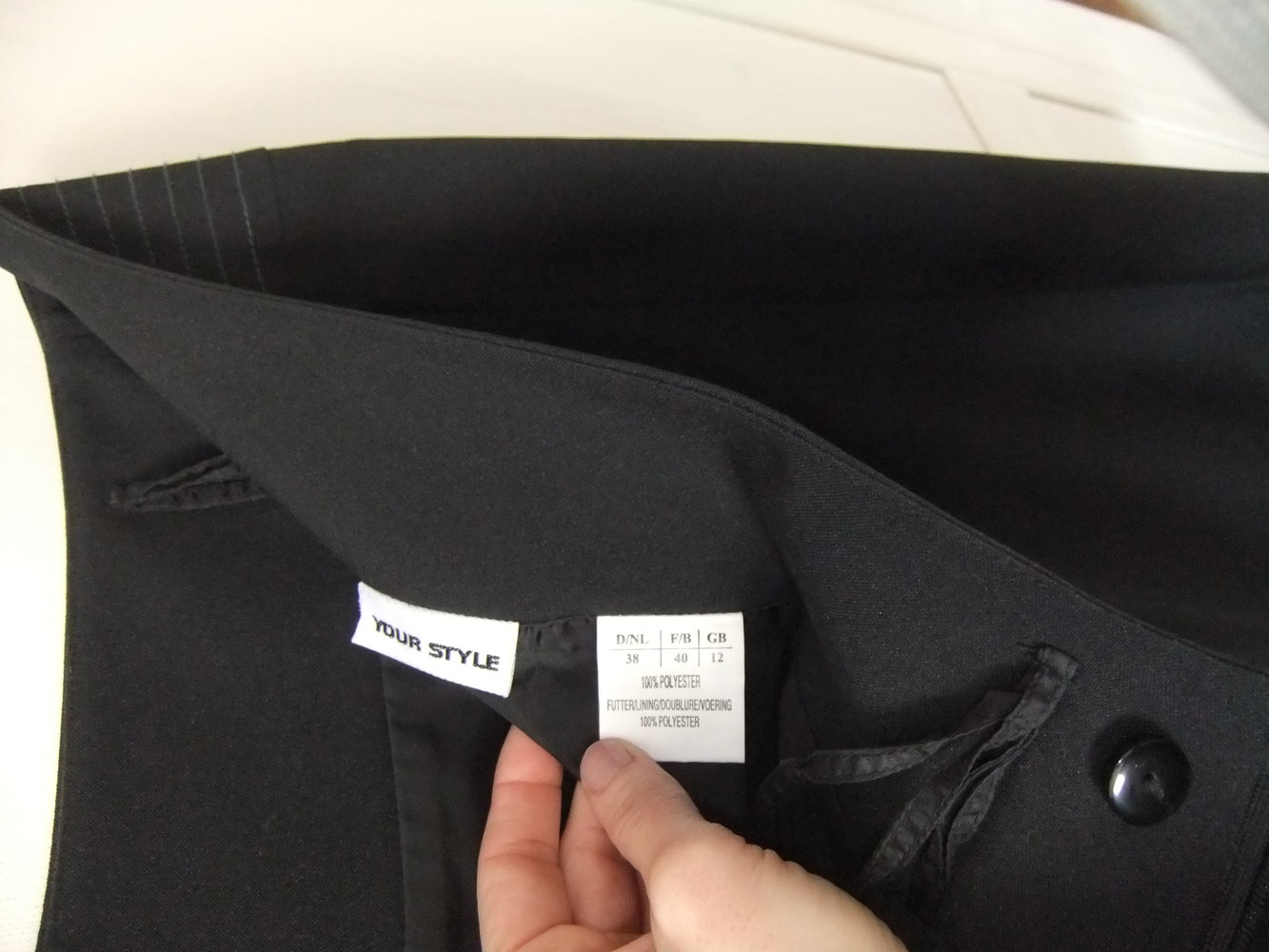 Business Rock schwarz Gr. 38 S Büro Rock n Roll Neu GOTHIC