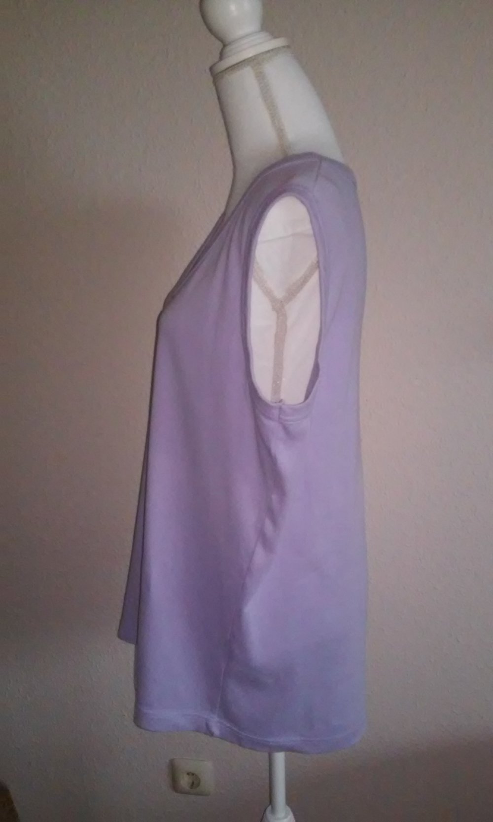 Trägershirt Tanktop Shirt Top flieder (3XL)