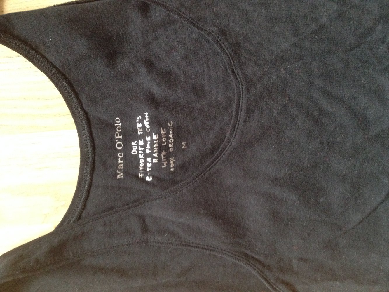 Schwarzes Tanktop von Marc O'Polo 