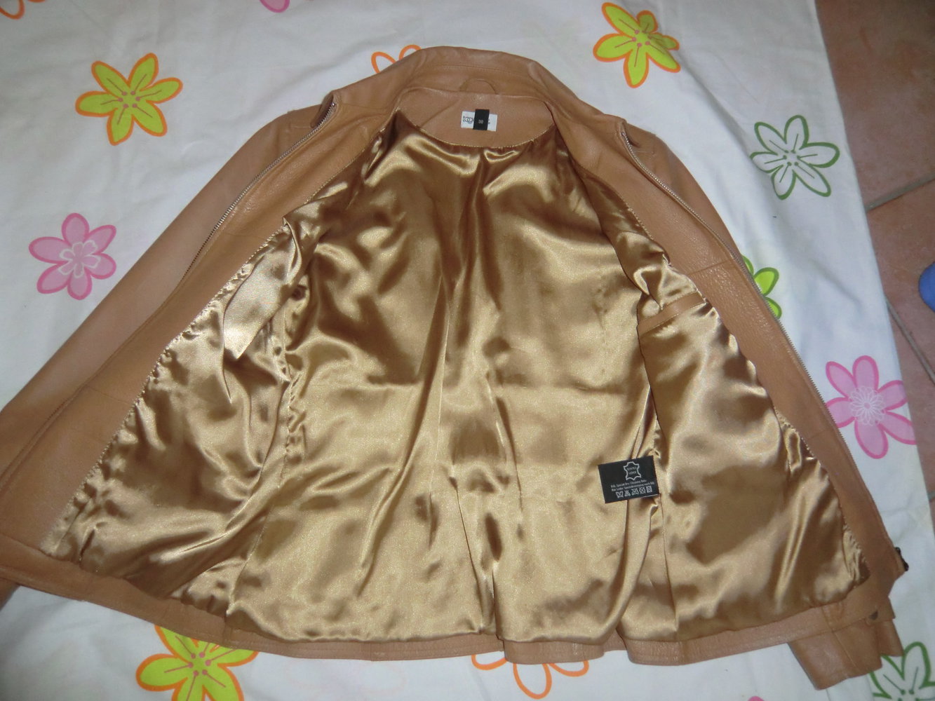 Jacke Lederjacke  Gr. S M 38 